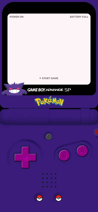 Gengar completed GBA wallpaper